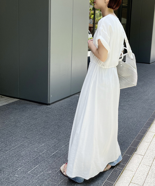 「Spick \u0026 Span」 半袖ワンピース 38 ブラック レディースの画像