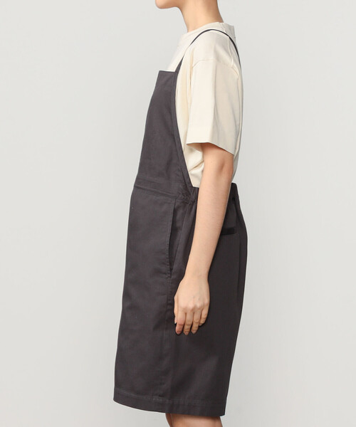 「LE GLAZIK」 オーバーオール 36 チャコール レディース_画像4