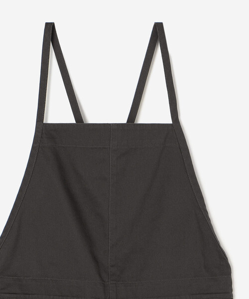 「LE GLAZIK」 オーバーオール 36 チャコール レディース_画像9