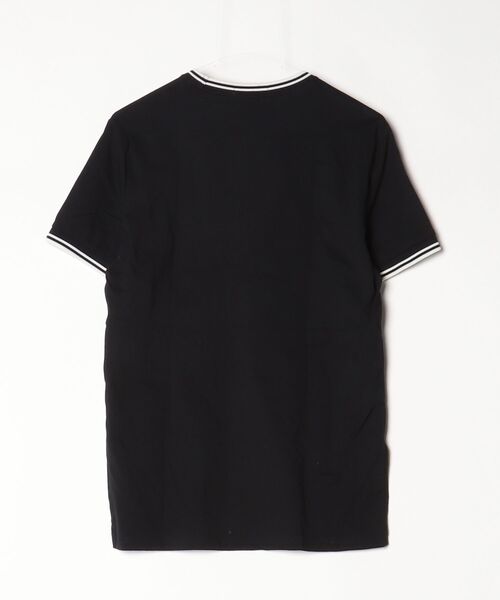 「FRED PERRY」 半袖Tシャツ S ブラック レディース_画像2