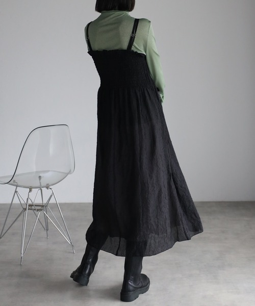 「r.」 キャミソールワンピース FREE アイボリー レディース_画像3