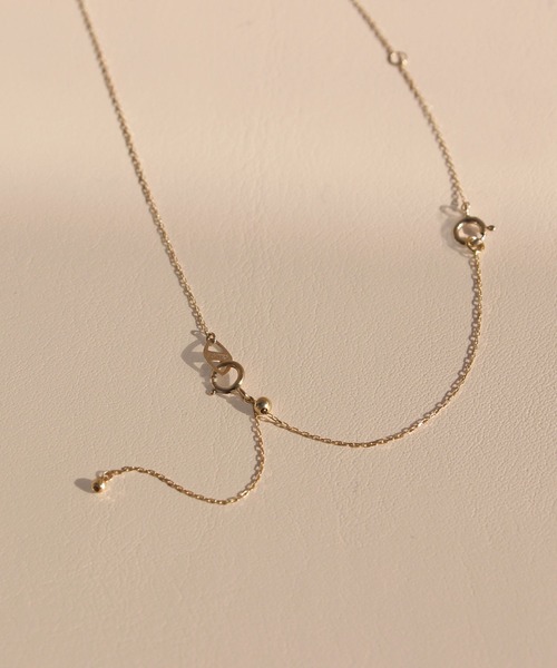 JUPITER ネックレス 「K18」スライドアジャスター/10cm ネックレス