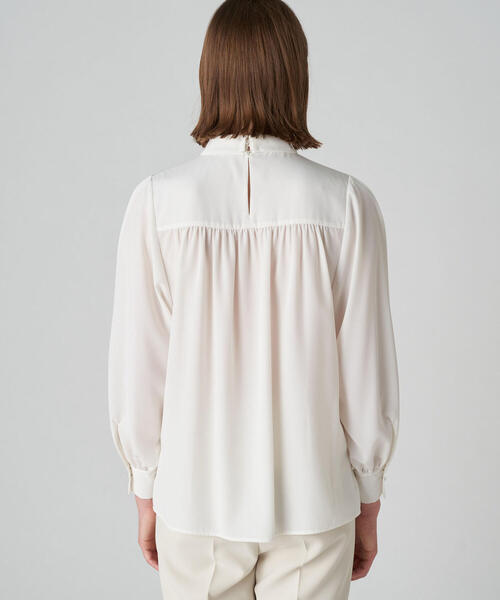 「BALLSEY」 長袖シャツ 36 ネイビー レディース_画像4