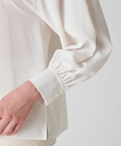 「BALLSEY」 長袖シャツ 36 ネイビー レディース_画像7