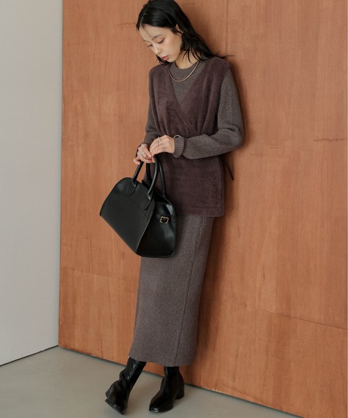 SUGAR BISKET（シュガービスケット） ワンピース フェザーニットベスト