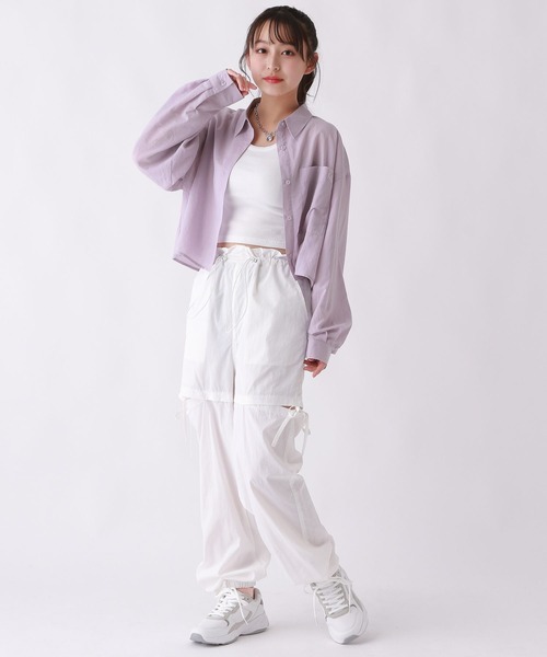 「repipi armario」 「KIDS」パンツ MEDIUM ホワイト キッズ_画像9