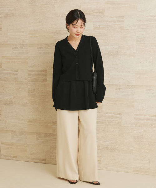 plage（プラージュ） カーディガン Minimal Knit カーディガン