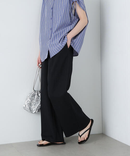 「N.（N. Natural Beauty Basic）」 イージーパンツ MEDIUM オフホワイト レディース_画像3