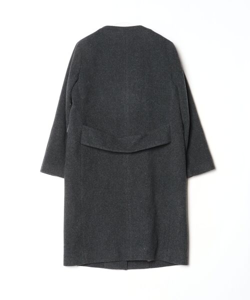 「SLOBE IENA」 ノーカラーコート 40 グレー レディース_画像2