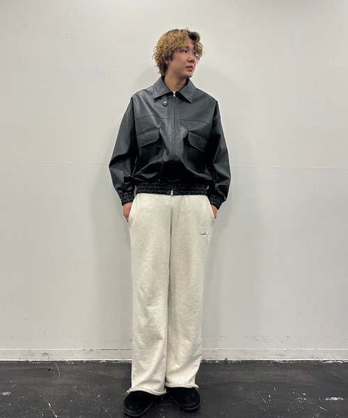 「nemne store」 ブルゾン LARGE スミクロ レディース_画像5