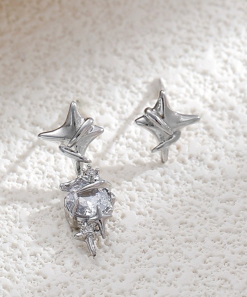 B.I.D. ピアス 「スターダストY2Kモチーフドロップペアピアス(MA