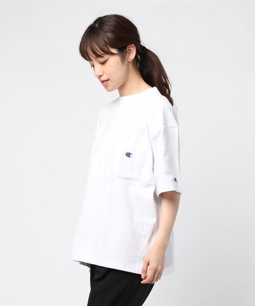 「BEAMS BOY」 半袖Tシャツ S ホワイト レディース_画像3