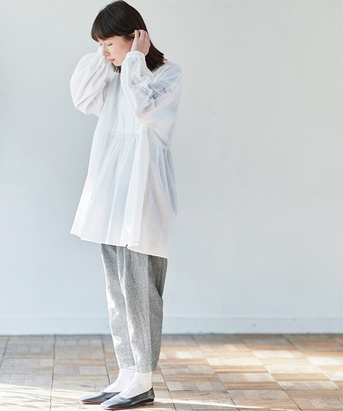 「Sunny clouds」 サルエルパンツ - ブラック系その他 レディース_画像9