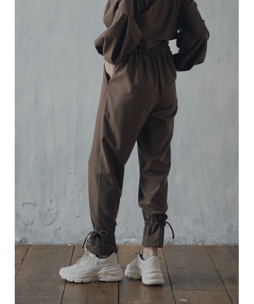 「COEL」 イージーパンツ 36 グリーン レディース_画像2