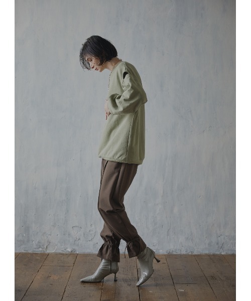 「COEL」 イージーパンツ 36 グリーン レディース_画像3