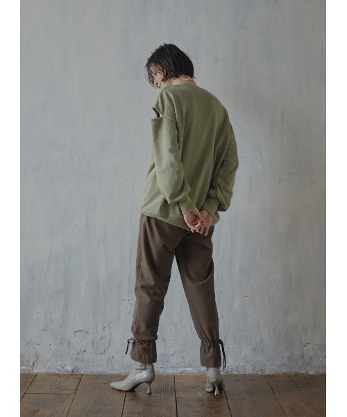 「COEL」 イージーパンツ 36 グリーン レディース_画像5