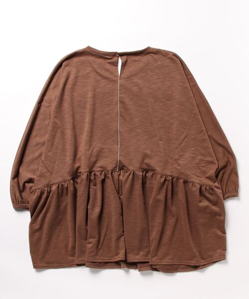 「チャイハネ」 「Amina」長袖カットソー FREE ブラウン レディース_画像2