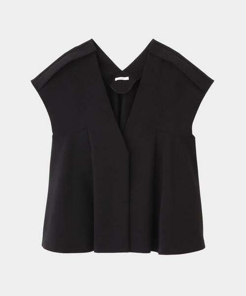 「LE PHIL」 ベスト F ブラック レディース_画像2