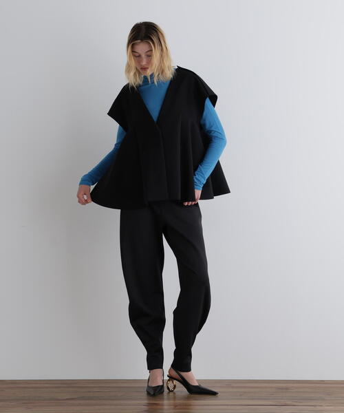 「LE PHIL」 ベスト F ブラック レディース_画像4