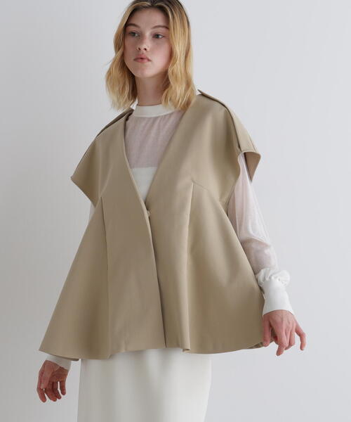 「LE PHIL」 ベスト F ブラック レディース_画像7