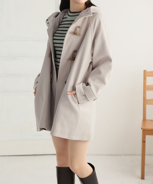 「Girly Doll」 ダッフルコート F ブラック レディース_画像4