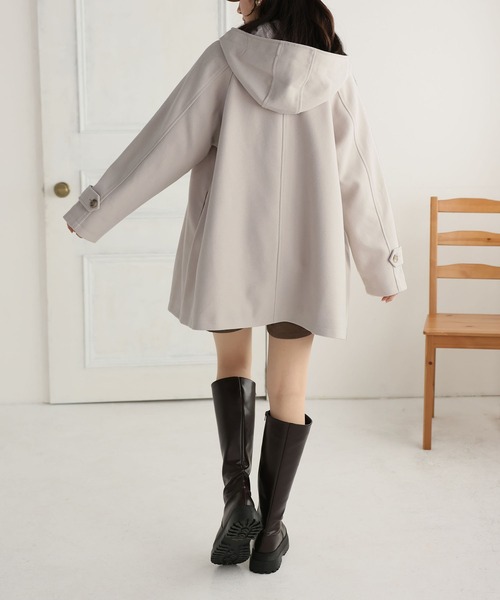 「Girly Doll」 ダッフルコート F ブラック レディース_画像7