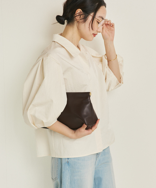 plage（プラージュ） ブラウス シャツ Tuck Sleeves シャツ レディース