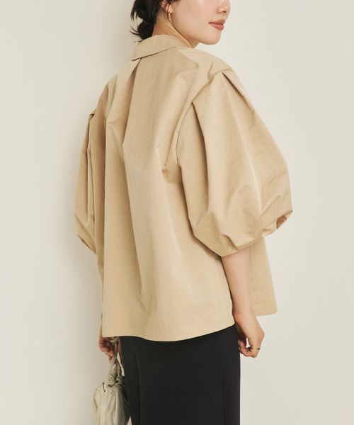 plage（プラージュ） ブラウス シャツ Tuck Sleeves シャツ レディース
