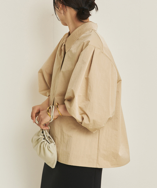 plage（プラージュ） ブラウス シャツ Tuck Sleeves シャツ レディース