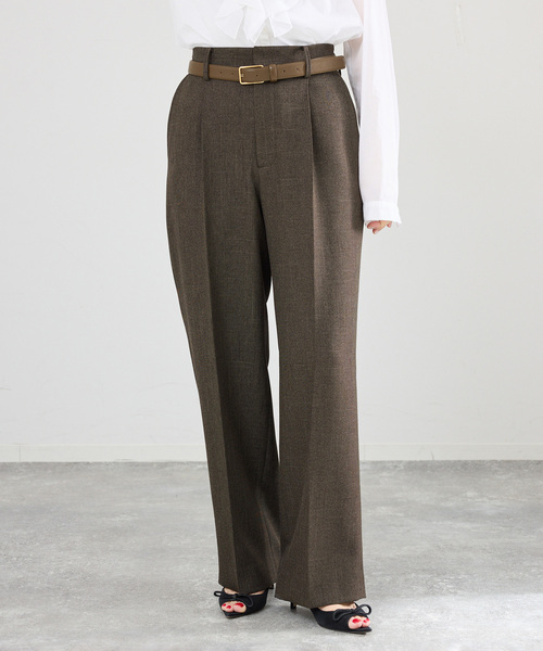 セットアップ価格　LUENN セミフレア スラックス（セットアップ対応） LUENNA スラックス Semi Flare Slacks /セミフレア スラックス