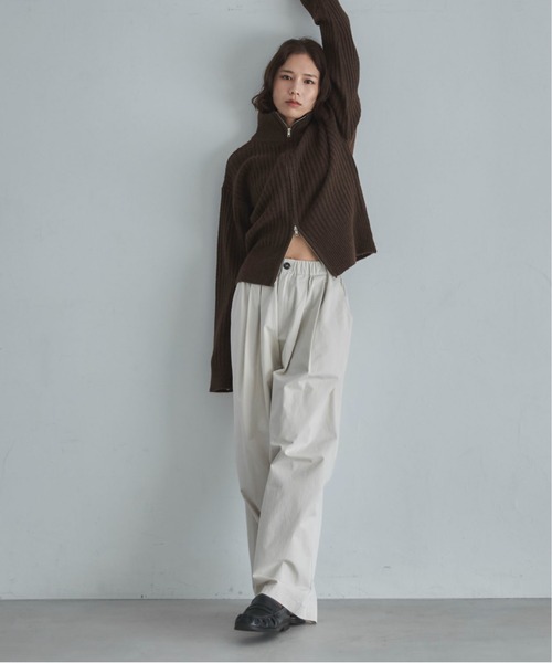 「feepur」 ニットカーディガン MEDIUM ブラウン レディース_画像7