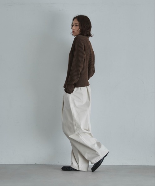 「feepur」 ニットカーディガン MEDIUM ブラウン レディース_画像8