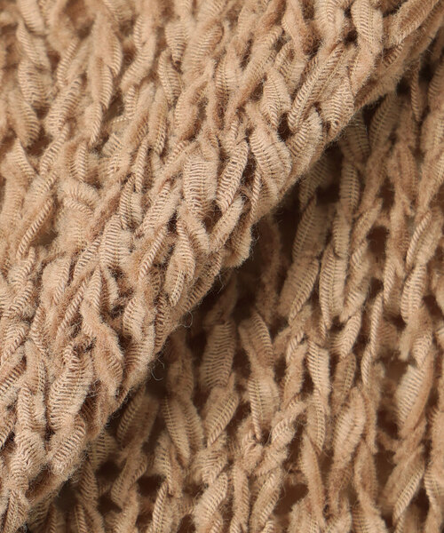 plage（プラージュ） カーディガン 「追加」Fringe yarn カーディガン