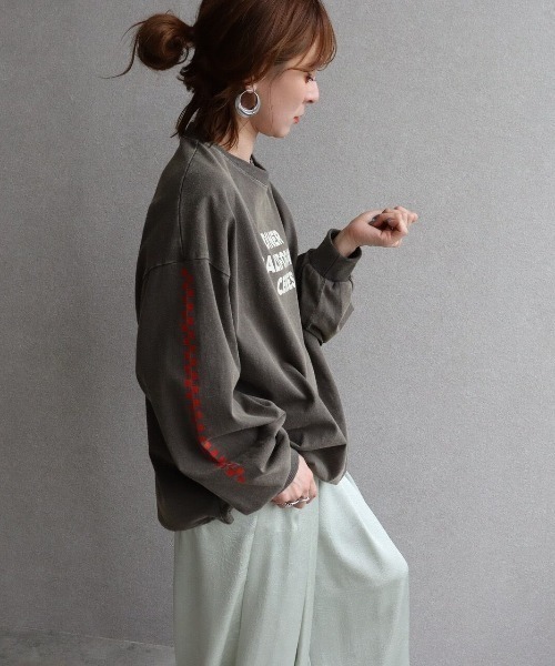 tシャツ ヴィンテージハンバーガーロンTee レディース : ZOZOTOWN