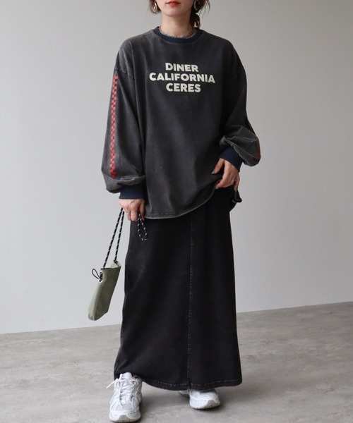 tシャツ ヴィンテージハンバーガーロンTee レディース : ZOZOTOWN