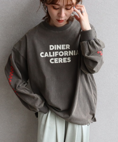 tシャツ ヴィンテージハンバーガーロンTee レディース : ZOZOTOWN