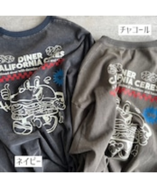 tシャツ ヴィンテージハンバーガーロンTee レディース : ZOZOTOWN