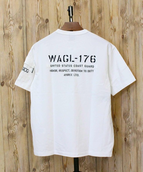 AVIREX（アヴィレックス） tシャツ FADED S/S MIL. PKT TEE メンズ 