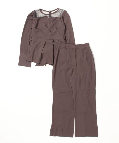 「terrace」 セットアップ MEDIUM チャコール レディース_画像2