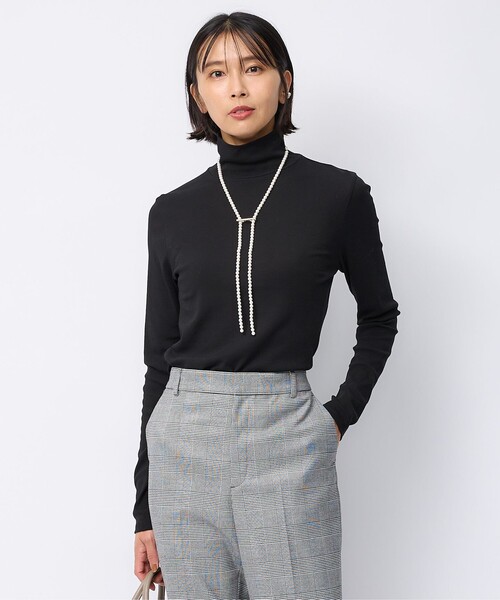 「23区」 長袖カットソー 38 グレー レディース_画像3