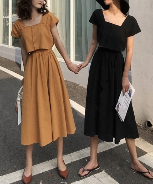 「Sibra」 セットアップ M オレンジ レディース_画像9