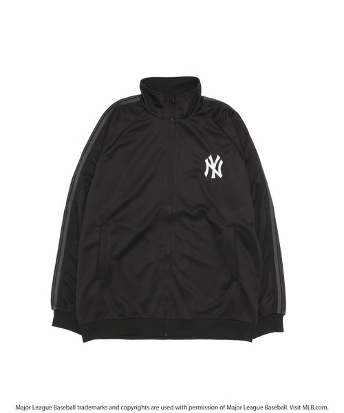 「MLB」 ジャージブルゾン MEDIUM ブラック系その他 メンズの画像