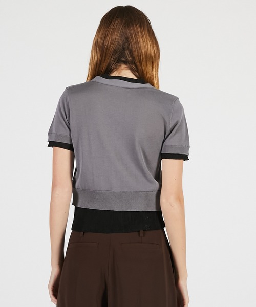 カーディガン 「2026Summer Pre-Order」ダブルフロントニットカーデ / Double Front Knit Cardiganの画像