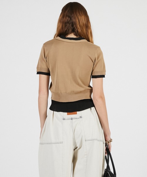 カーディガン 「2026Summer Pre-Order」ダブルフロントニットカーデ / Double Front Knit Cardiganの画像