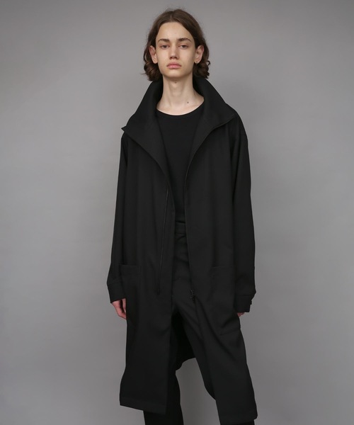 ステンカラーコート コート RECYCLE POLYESTER STAND COLLAR COAT メンズの画像