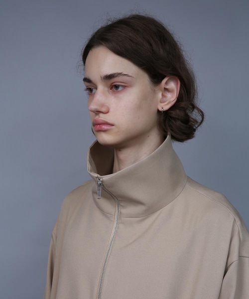 ステンカラーコート コート RECYCLE POLYESTER STAND COLLAR COAT メンズの画像
