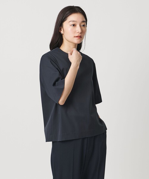 ブラウス シャツ 「MARW UNITED ARROWS」ショートスリーブ Tブラウス 撥水 レディースの画像