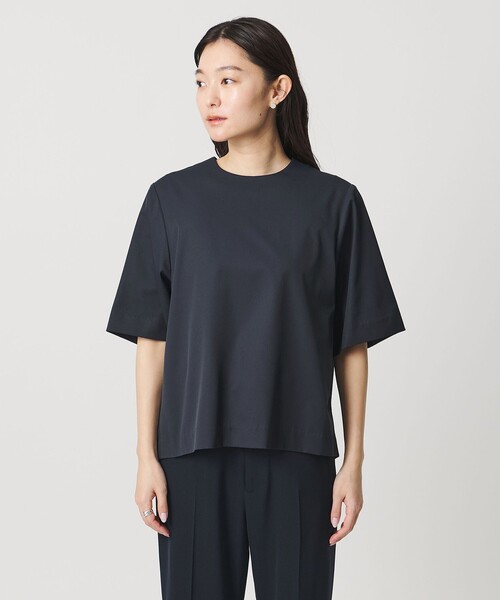ブラウス シャツ 「MARW UNITED ARROWS」ショートスリーブ Tブラウス 撥水 レディースの画像