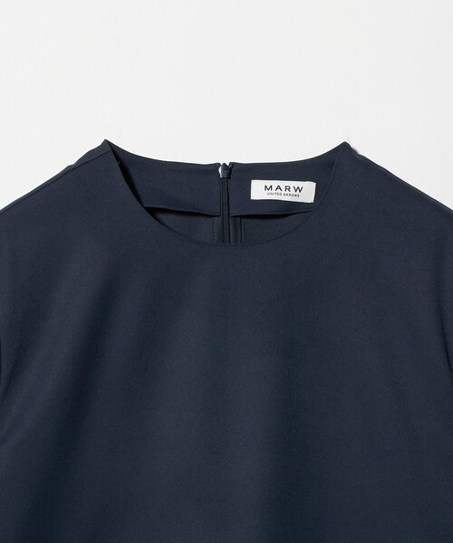 ブラウス シャツ 「MARW UNITED ARROWS」ショートスリーブ Tブラウス 撥水 レディースの画像