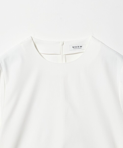 ブラウス シャツ 「MARW UNITED ARROWS」ショートスリーブ Tブラウス 撥水 レディースの画像